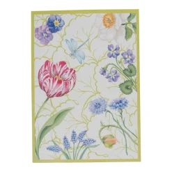 Floral Majolica Boxed Note Cards - 8 Note Cards & 8 Envelopes