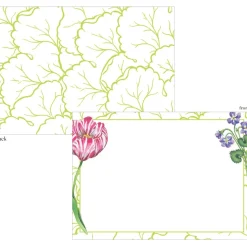 Floral Majolica Correspondence Cards - 12 Card & Envelopes