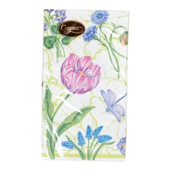 Floral Majolica Guest Towel Napkins - 15 Per Package