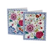 Floral Porcelain Assorted Boxed Note Cards - 10 Note Cards & 10 Envelopes