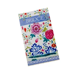 Floral Porcelain Bridge Score Pads - 1 Each