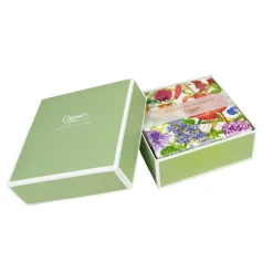 Floral Trellis Boxed Cocktail Napkins - 40 Per Box