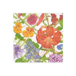 Floral Trellis Cocktail Napkins - 20 Per Package