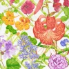 Floral Trellis Dinner Napkins - 20 Per Package