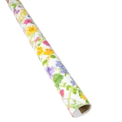 Floral Trellis Gift Wrap - 1 Continuous Roll of Wrapping Paper