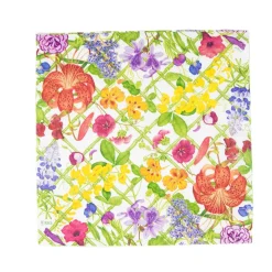 Floral Trellis Luncheon Napkins - 20 Per Package