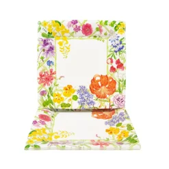 Floral Trellis Salad & Dessert Plates - 8 Per Package