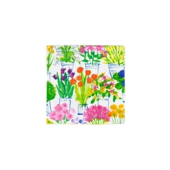 Flower Market Boxed Cocktail Napkins - 40 Per Box