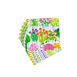 Flower Market Boxed Cocktail Napkins - 40 Per Box