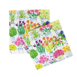 Flower Market Luncheon Napkins - 20 Per Package