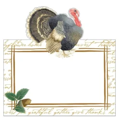 Founders Thanksgiving Place Cards Die Cut Package 8 In