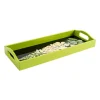 Foxglove Lacquer Bar Tray in Yellow & Black - 1 Each
