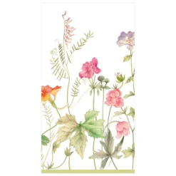 French Floral Paper Guest Towel Napkins - 15 Per Package