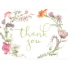 French Floral Thank You Notes - 8 Note Cards And Envelopes