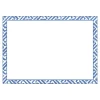 Fretwork Blue Correspondence Cards - 12 Per Package