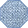 Fretwork Die-Cut Placemat in Blue - 4 Per Package