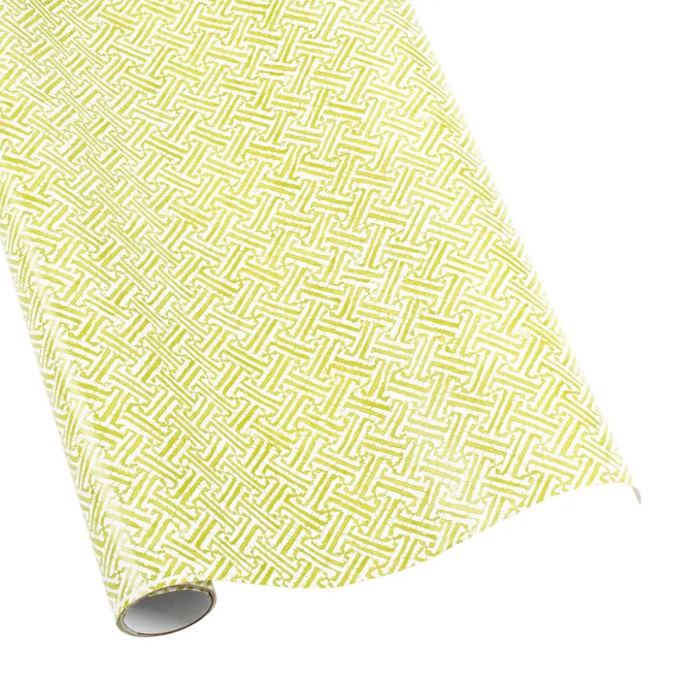 Fretwork Gift Wrapping Paper in Green - 30" x 8' Roll