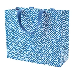 Fretwork Large Gift Bag in Blue - 1 Each
