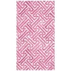 Fretwork Paper Guest Towel Napkins in Fuchsia - 15 Per Package