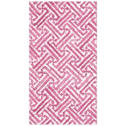 Fretwork Paper Guest Towel Napkins in Fuchsia - 15 Per Package