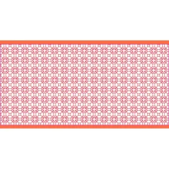 Garden Trellis Cloth Tablecover in Fuchsia & Orange - 1 Tablecover