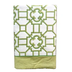 Garden Trellis Cloth Tablecover in Green - 1 Tablecover
