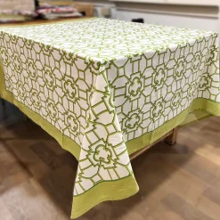 Garden Trellis Cloth Tablecover in Green - 1 Tablecover
