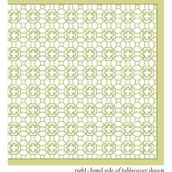 Garden Trellis Cloth Tablecover in Green - 1 Tablecover