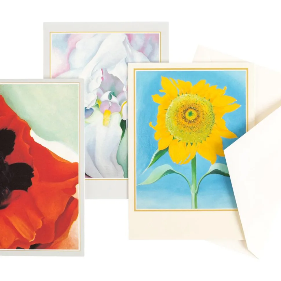 Georgia O'Keefe Boxed Note Cards - 8 Note Cards & 8 Envelopes