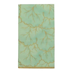 Gilded Majolica Celadon Guest Towels - includes 15 Guest Towels