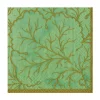 Gilded Majolica Celadon Luncheon Napkins - includes 20 Luncheon Napkins