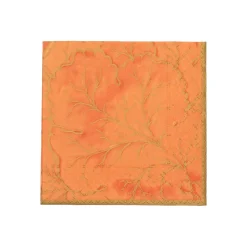 Gilded Majolica Coral Cocktail Napkins - includes 20 Cocktail Napkins
