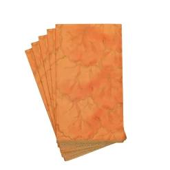 Gilded Majolica Coral Guest Towels - includes 15 Guest Towels