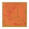 Gilded Majolica Coral Luncheon Napkins - includes 20 Luncheon Napkins
