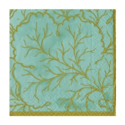 Gilded Majolica Saltwater Luncheon Napkins - includes 20 Luncheon Napkins