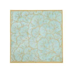 Gilded Majolica Saltwater Cocktail Napkins - includes 20 Cocktail Napkins