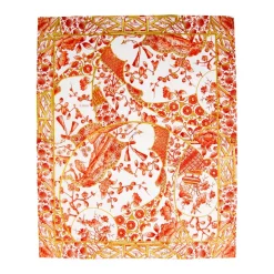 Gilded Porcelain Coral Guest Towel Napkins - 15 Per Package