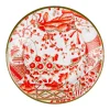 Gilded Porcelain Coral Paper Salad & Dessert Plates - 8 Per Package