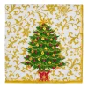 Gilded Tree Dinner Napkins - 20 Per Package