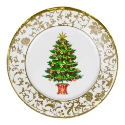 Gilded Tree Paper Dinner Plates - 8 Per Package