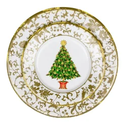 Gilded Tree Paper Dinner Plates - 8 Per Package