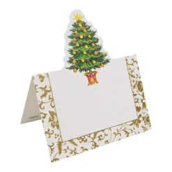 Gilded Tree Place Cards Die Cut Package 8 In