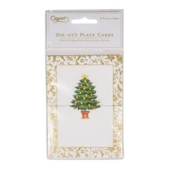 Gilded Tree Place Cards Die Cut Package 8 In