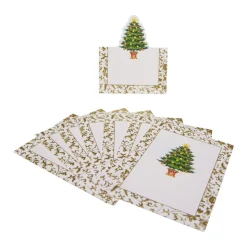 Gilded Tree Place Cards Die Cut Package 8 In
