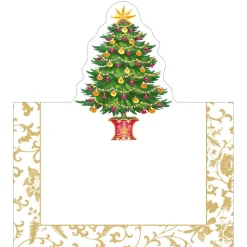 Gilded Tree Place Cards Die Cut Package 8 In