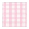 Gingham Paper Luncheon Napkins in Pink - 20 Per Package