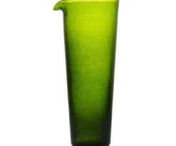 Glass Jug in Olive Green