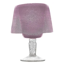 Glass Lamp in Mauve