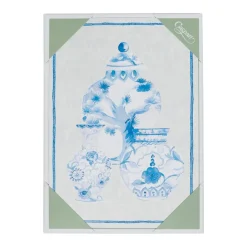 Glazed Porcelain Boxed Note Cards - 8 Note Cards & 8 Envelopes