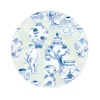 Glazed Porcelain Celadon Paper Salad & Dessert Plates - 8 Per Package